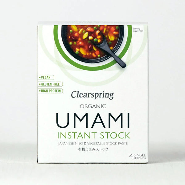 Clearspring Umami Instant Stock - Miso & Vegetable Stock Paste 4x28g