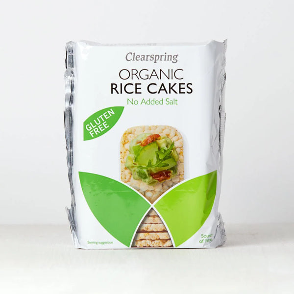 Clearspring Organic Rice Cakes - No Added Salt 130g