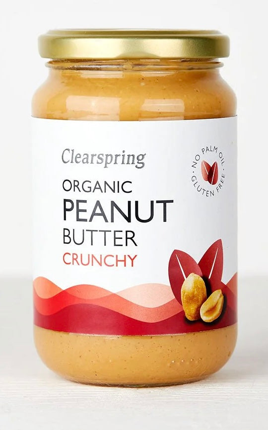 Clearspring Organic Peanut Butter - Crunchy 350g