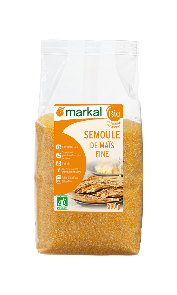 Naturalia Semoule de Mais Fine / Fine Corn Meal 500g