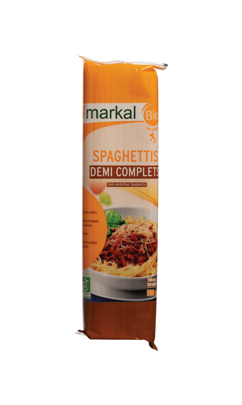 Markal Spaghetti Semi Wholegrain 500g