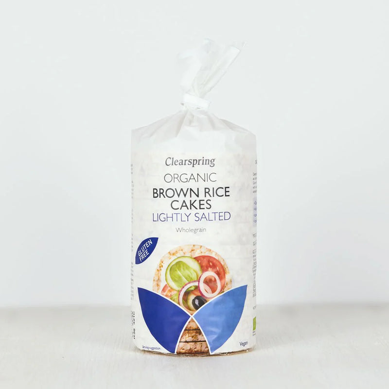 Clearspring Organic Brown Rice Cakes - Lightly Salted 120g