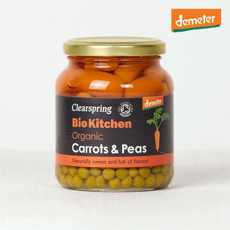 Clearspring Organic Carrot & Peas 350g