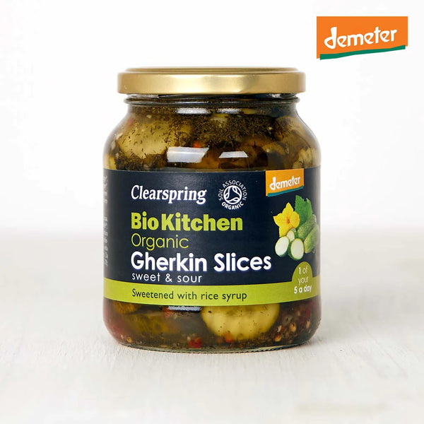 Cleasrspring Gherkin Slices (Sweet & Sour) 350g