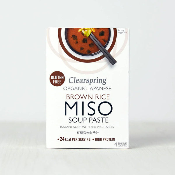 Clearspring Organic Instant Brown Rice Miso Soup Paste 60g