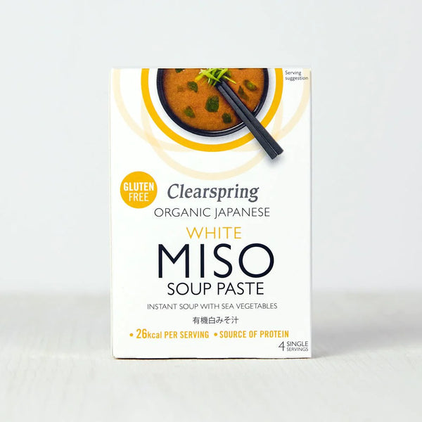 Clearspring Organic Instant White Miso Soup Paste with Sea Vegetables 60g