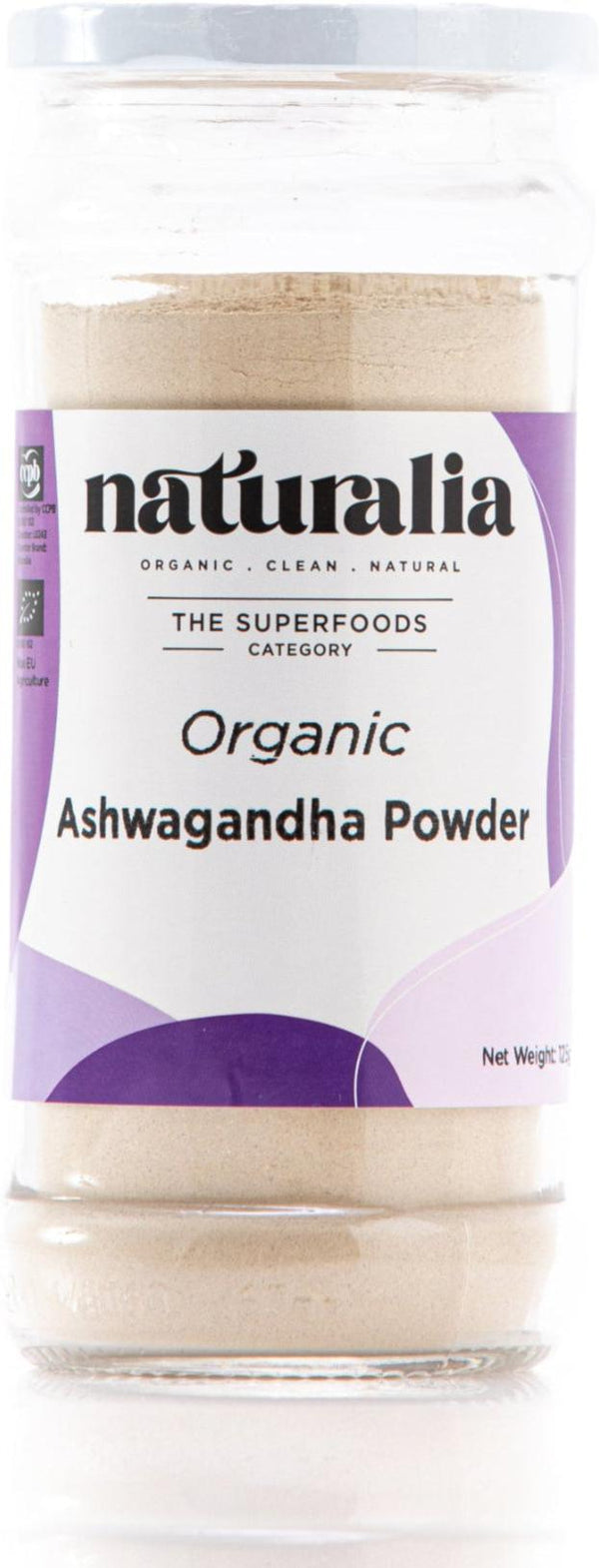 Organic Ashwagandha Powder - Freeze Dried 125g