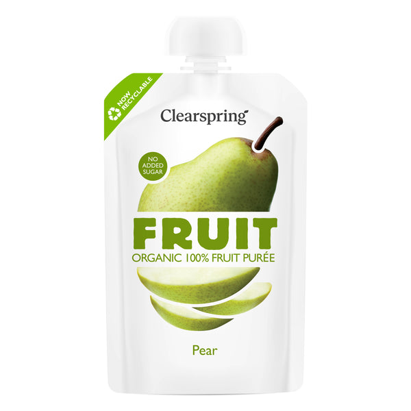 Clearspring Organic FRUIT 100% Fruit Purée - Pear 100g