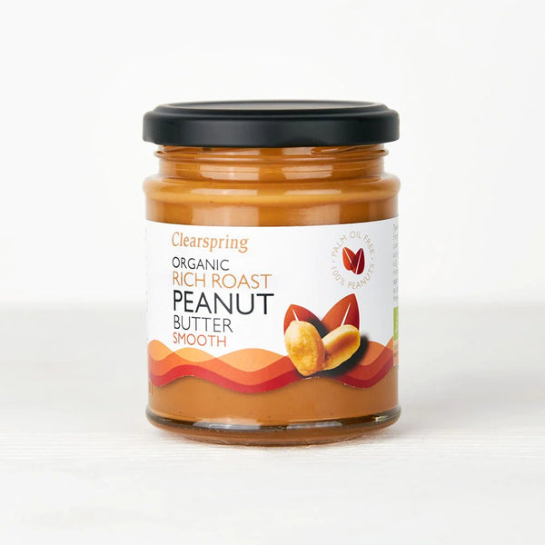 Clearspring Organic Rich Roast Peanut Butter - Smooth 170g