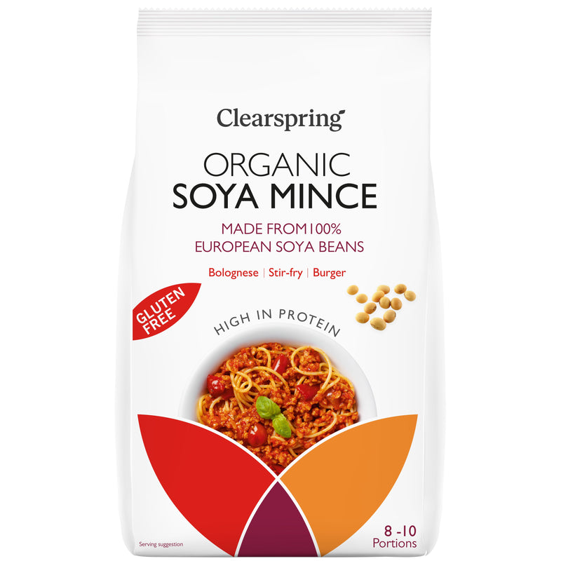 Clearspring Organic Gluten Free Soya Protein (TVP) - Mince 250g