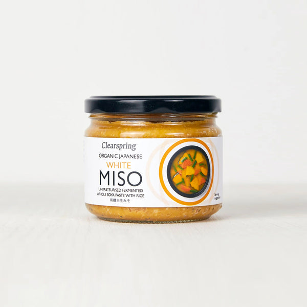 Clearspring Organic Japanese White Miso Paste - Unpasteurised 270g