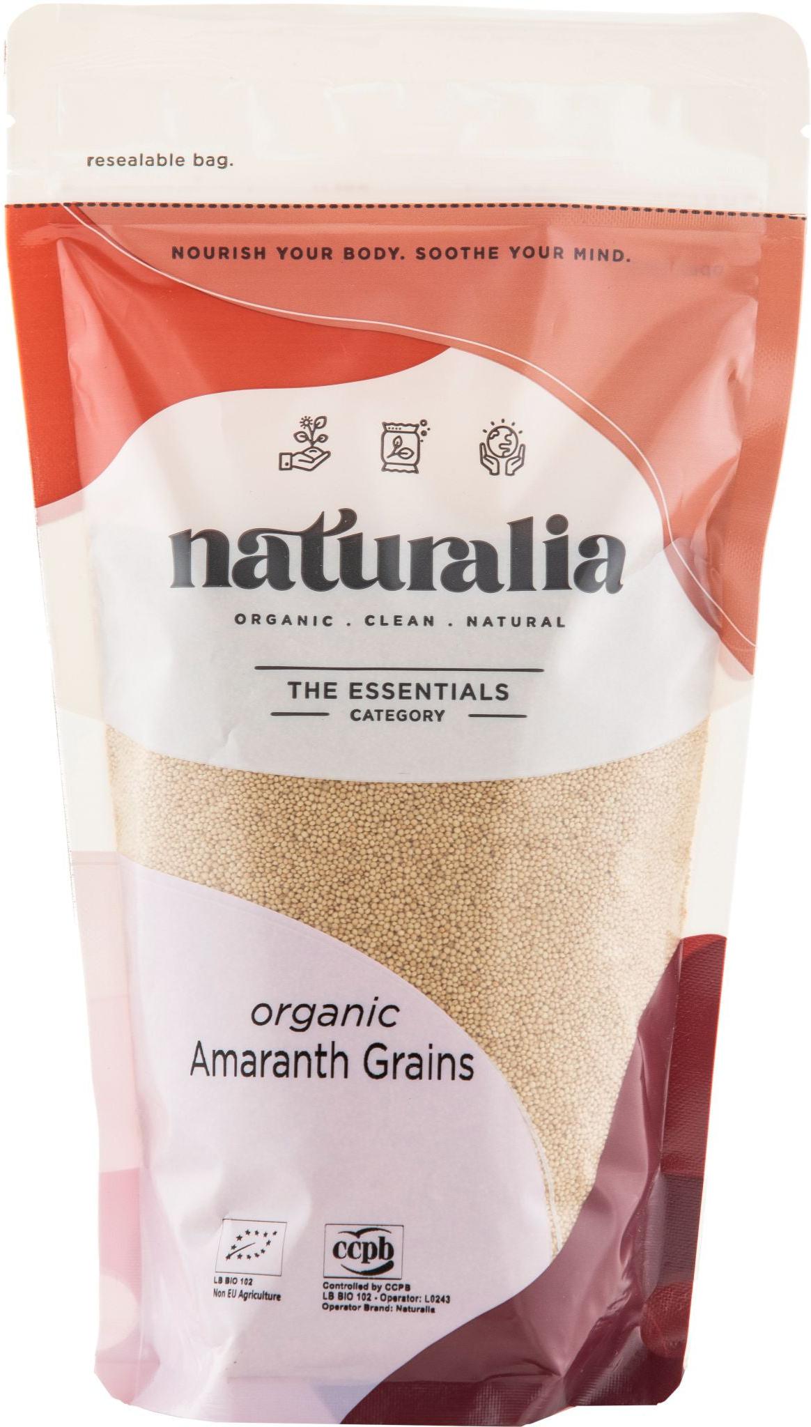 Organic Amaranth Grains 500g Naturalia Organic Lebanon
