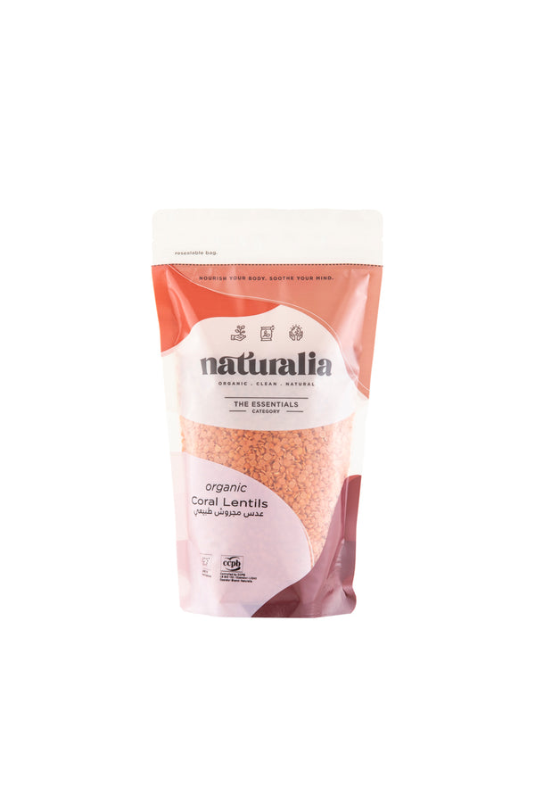 Organic Coral Lentils 500g