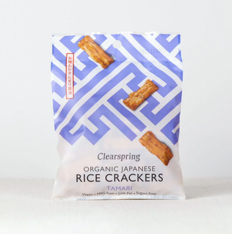 Clearspring Organic Japanese Rice Crackers - Tamari 50g