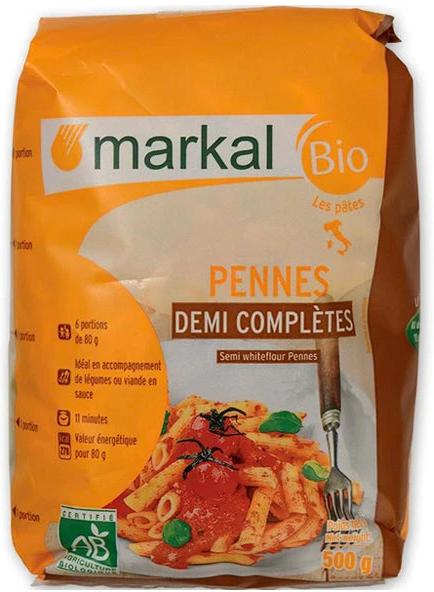 Markal Semi Wholegrain Penne 500g